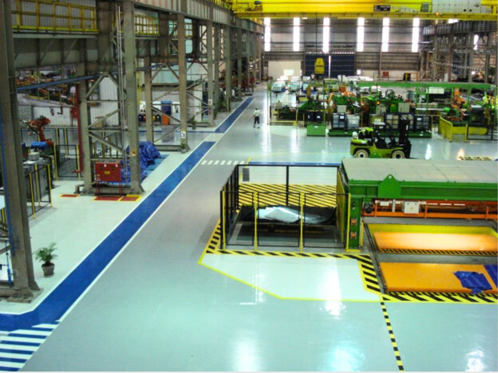 Piso Epóxi para fabricas