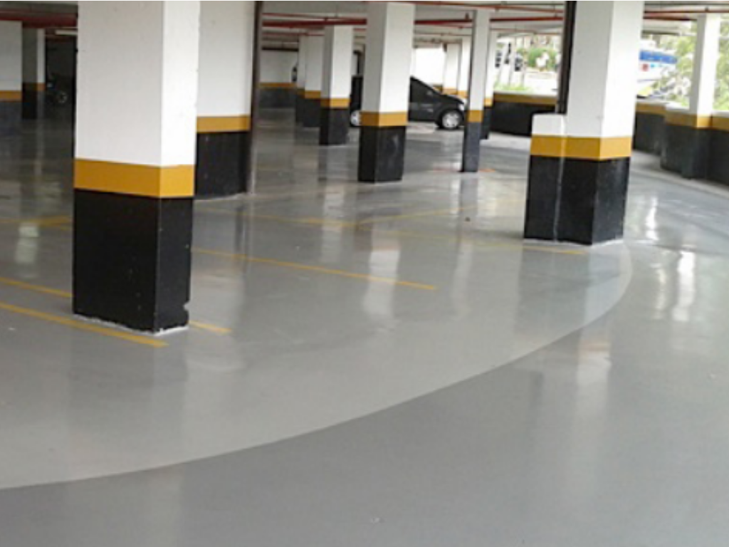 Piso epóxi para condomínios e garagens