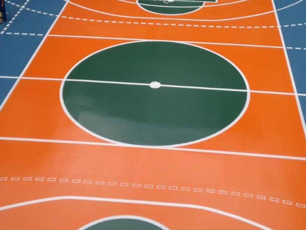 Tinta epóxi para quadras esportivas