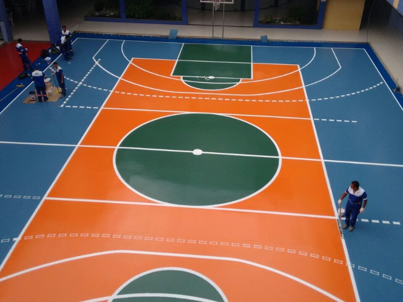 PINTURA DE QUADRA ESPORTIVA