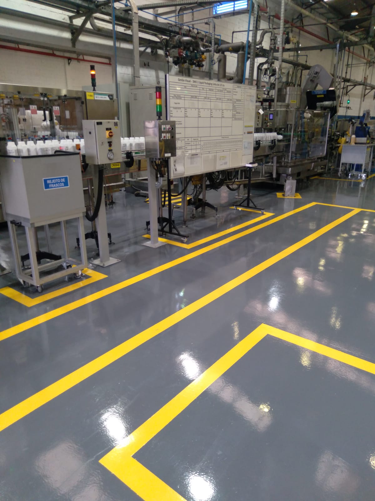 Piso epóxi para industriais