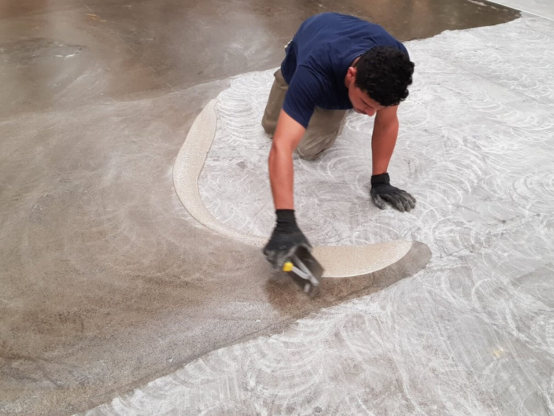 Piso Epóxi Espatulado