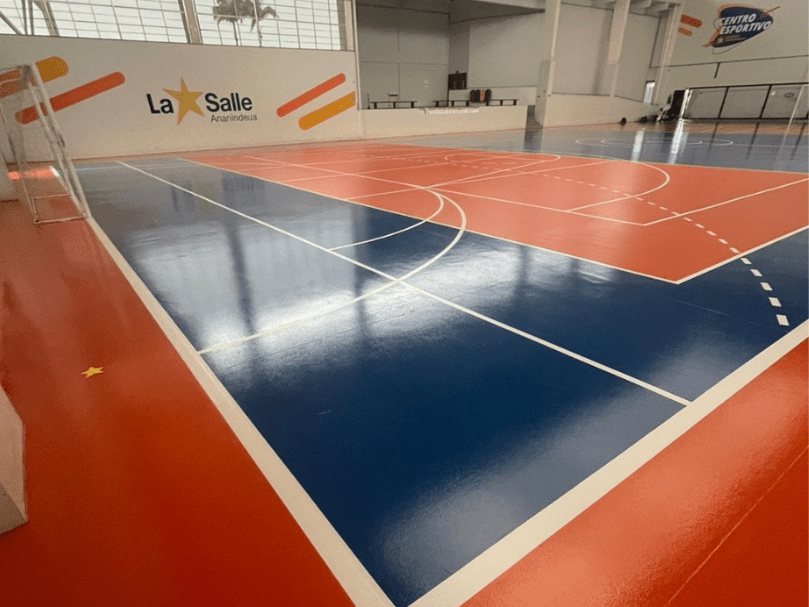 Pintura de Quadras Poliesportivas