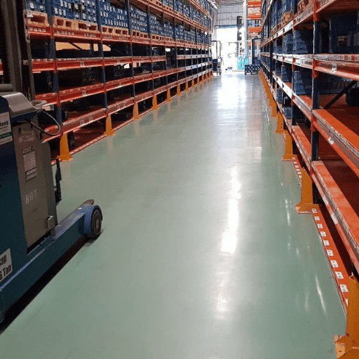 piso com resina epóxi