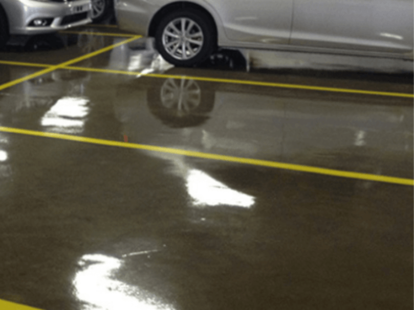 piso para estacionamento