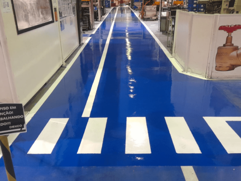 Demarcação de Pisos Industriais
