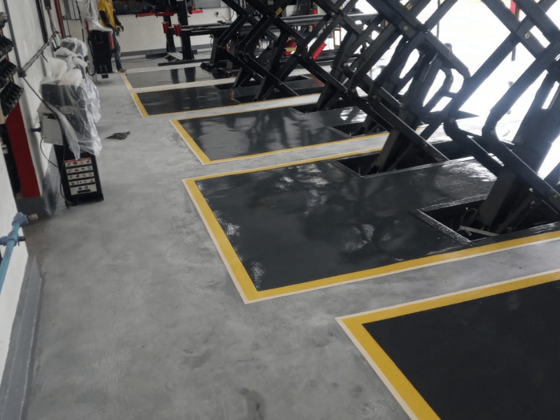 Piso epóxi para oficinas